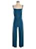 Forever Rose Couture Solid Teal Jumpsuit Size M - photo 1