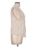 Lovestitch 100% Polyester Ivory Sleeveless Blouse Size L - photo 4