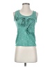 Little Yellow Button Teal Active Tank Size XS - photo 1
