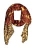 Unbranded Animal Print Brown Red Scarf One size - photo 1