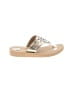 Unbranded Silver Gold Flip Flops Size 7 - 8 - photo 1