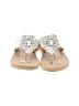Unbranded Silver Gold Flip Flops Size 7 - 8 - photo 2