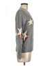 Banana Republic Stars Gray Wool Pullover Sweater Size M - photo 4