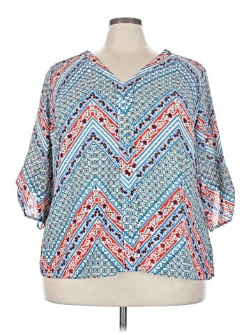 New Directions 3/4 Sleeve Blouse (view 1)