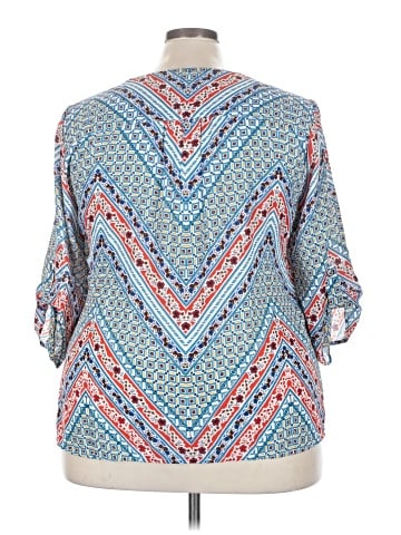 New Directions 3/4 Sleeve Blouse (view 2)