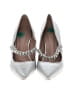 BCBGeneration Silver Heels Size 8 - photo 2