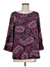 Talbots 100% Polyester Purple 3/4 Sleeve Blouse Size M - photo 1