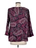 Talbots 100% Polyester Purple 3/4 Sleeve Blouse Size M - photo 2