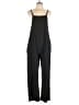 Unbranded 100% Polyester Solid Black Jumpsuit Size L - photo 1