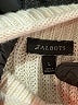 Talbots 100% Cotton Stripes Ivory Turtleneck Sweater Size L - photo 7