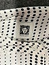 Anne Klein 100% Polyester Houndstooth Ivory Long Sleeve Blouse Size XL - photo 7