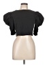 MNG Black Short Sleeve Top Size L - photo 1