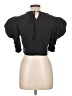 MNG Black Short Sleeve Top Size L - photo 2