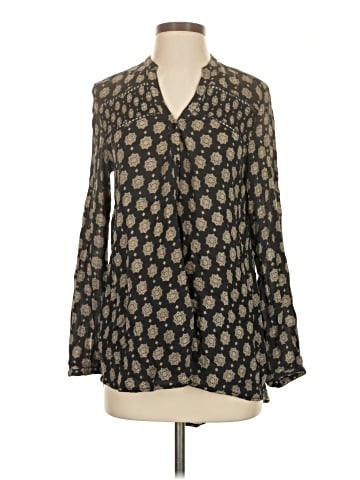 Sun & Shadow Long Sleeve Blouse (view 1)