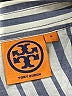 Tory Burch Stripes Silver Long Sleeve Button-Down Shirt Size 4 - photo 7