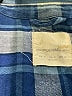 Zara TRF Plaid Blue 3/4 Sleeve Button-Down Shirt Size M - photo 7