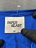 Paper Heart 100% Polyester Solid Blue Casual Skirt Size 12 - photo 3
