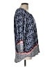 ALC ATLAST CLASSICS 100% Rayon Blue 3/4 Sleeve Blouse Size L - photo 4