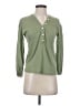 Everlane Green 3/4 Sleeve Button-Down Shirt Size XXS - photo 1