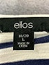 Ellos 100% Cotton White Short Sleeve Top Size 18 - photo 7