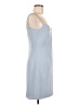 Bebe Solid Blue Casual Dress Size 8 - photo 4