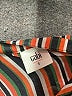 CAbi 100% Polyester Stripes Brown Long Sleeve Blouse Size S - photo 7