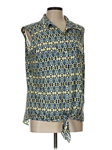 Jones New York Sleeveless Button-Down Shirt (view 1)