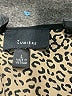 Lumiere 100% Polyester Animal Print Brown Short Sleeve Top Size L - photo 7