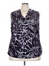 Jones Studio Purple Sleeveless Blouse Size 22 - photo 1