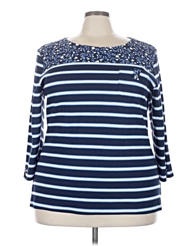 Karen Scott Sport 3/4 Sleeve T-Shirt (view 1)
