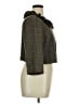 Danny & Nicole 100% Polyester Tweed Brown Jacket Size 14 - photo 4