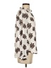 Ann Taylor LOFT 100% Polyester Floral Ivory Long Sleeve Blouse Size XS - photo 4