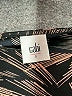 CAbi 100% Polyester Black Short Sleeve Blouse Size S - photo 7