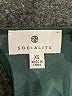Socialite 100% Polyester Solid Green Casual Dress Size XS - photo 7
