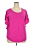 Boutique + Pink Short Sleeve Top Size 2X Plus - photo 1