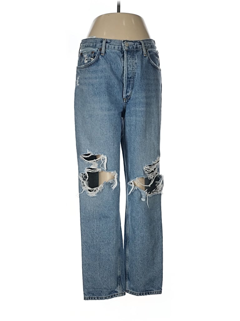 Pre-owned Agolde Jeans In Blue
