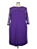 Spense Purple Cocktail Dress Size 22W - photo 1