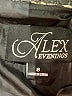 Alex Evenings 100% Polyester Black Cocktail Dress Size 8 - photo 6