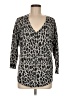 Joie Animal Print Silver Cardigan Size XS - photo 1