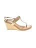 Alex Marie Tan Gold Wedges Size 8 - photo 1