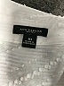 Ann Taylor 100% Polyester Chevron-herringbone Ivory Long Sleeve Blouse Size 10 - photo 7