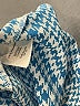 J.Crew Factory Store 100% Polyester Blue Long Sleeve Blouse Size 00 - photo 8
