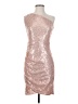 Grace Karin Metallic Pink Cocktail Dress Size S - photo 1