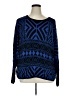 Karen Kane 100% Rayon Print Blue Pullover Sweater Size XL - photo 1