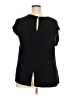 Pale Sky Black Short Sleeve Top Size 2X - photo 2