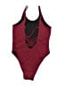 Assorted Brands Solid Burgundy One Piece Swimsuit Size LgEstimated - photo 2
