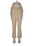 Chico's Solid Tan Active Pants Size Lg Petite (2) - photo 1