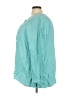 Lane Bryant 100% Rayon Teal Long Sleeve Blouse Size 28 - photo 5