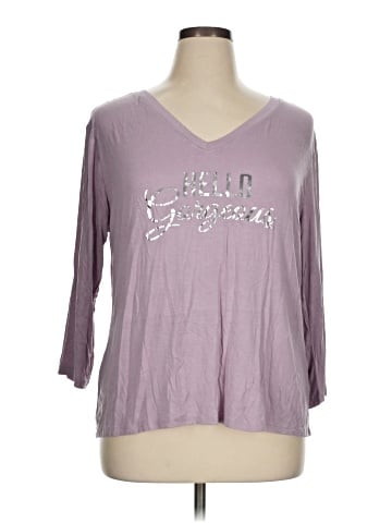 New York & Company 3/4 Sleeve T-Shirt (view 1)