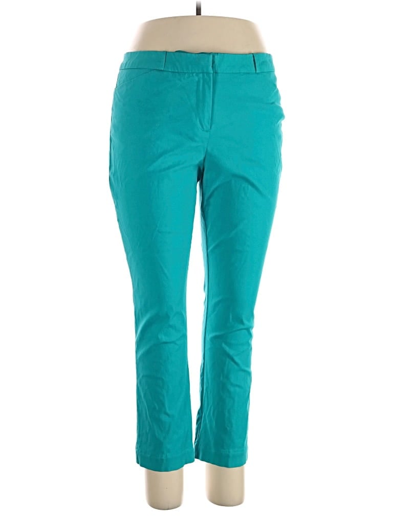 Pre-owned Worthington Casual Pants In Teal